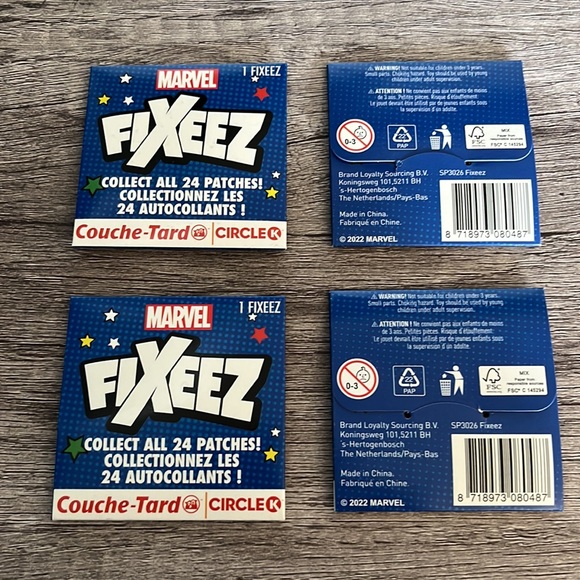 MARVEL FIXEEZ PATCHES UNOPENED - Picture 3 of 3